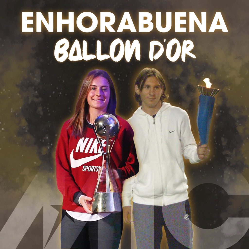 Alexia Putellas y Leo Messi reciben el Balón de Oro 2021