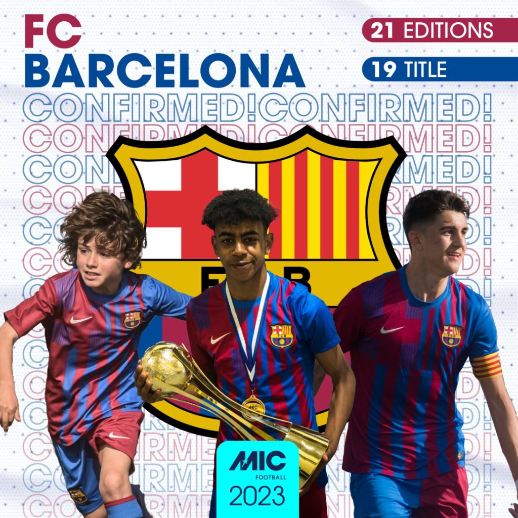 En busca de más títulos: el FC Barcelona estará en el MICFootball 2023